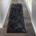 Black/Gray 60 x 24 x 2.5 in Indoor Area Rug - Everly Quinn Jeremial Handmade Shag Faux Sheepskin Gray Area Rug Sheepskin/ | Wayfair