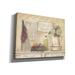 Rosalind Wheeler Garden Bath by Pam Britton - Wrapped Canvas Painting Print Metal in Brown | 40 H x 54 W x 1.5 D in | Wayfair