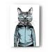 Trinx 'Cool Cat' By Nicklas Gustafsson, Acrylic Glass Wall Art, 16"X24" Plastic/Acrylic | 16 H x 12 W x 0.12 D in | Wayfair