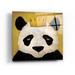 Trinx Panda w/ Crown by Ryan Fowler - Unframed Graphic Art Plastic/Acrylic in White | 36 H x 36 W x 0.2 D in | Wayfair