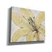 Red Barrel Studio® 'Transparency Flower II' By Tim O'toole, Canvas Wall Art, 24"X20" Canvas, in Gray/Yellow | 20 H x 24 W x 0.75 D in | Wayfair