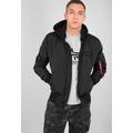 Alpha Industries Jacke "MA-1 TT Hood" Herren black/black, Gr. M, Nylon