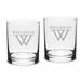 Wellesley Blue 14oz. 2-Piece Classic Double Old-Fashioned Glass Set