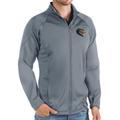 Men's Antigua Steel UAB Blazers Links Full-Zip Golf Jacket