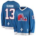 Men's Fanatics Branded Mats Sundin Blue Quebec Nordiques Premier Breakaway Retired Player Jersey