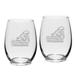 Coastal Carolina Chanticleers 15oz. 2-Piece Stemless Wine Glass Set