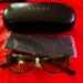 Gucci Accessories | New Vintage Gucci Sunglasses With Case | Color: Black/Brown | Size: Os