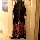 Nine West Dresses | Dress Silk Black Halter Style | Color: Black | Size: 6