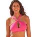 Plus Size Women's Expert Multi-Way Bikini Top by Swimsuits For All in Coral Pink (Size 4)