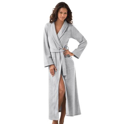 Plus Size Women's Microfleece Wrap Robe by Dreams ...