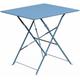 Klappbarer Bistro-Gartentisch - Emilia 70x70cm - Graublau - Sweeek