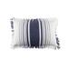14" x 22" Nantucket Stripes Woven Throw Pillow