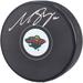 Matthew Boldy Minnesota Wild Autographed Hockey Puck
