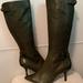Nine West Shoes | Green Tall Boots Nine West Nevan | Color: Green | Size: 7.5