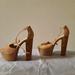 Jessica Simpson Shoes | Jessica Platform Sandal Heels | Color: Tan | Size: 9