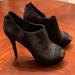 Jessica Simpson Shoes | Jessica Simpson Open Toe Platform Bootie | Color: Black | Size: 7