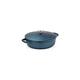 Westinghouse Performance Series Saute Pan with Lid - 32cm Shallow Casserole Dish - Lightweight Cast Aluminium - For Induction, All Stoves & Oven Proof - Handle Covers Included - Blue