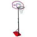 Sure Shot Hot Shot Portable Basketball Hoop and Stand, White Backabord, Adjustable 1.2 m to 3.05 m Official Height