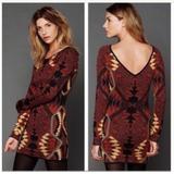 Free People Dresses | Free People Huntress Of Man Bodycon Sweater Dress | Xs | Color: Black/Brown | Size: Xs