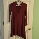 American Eagle Outfitters Dresses | American Eagle Size M Maroon Dress | Color: Red | Size: M