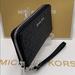 Michael Kors Bags | Michael Kors Jet Set Travel Phone Wallet Wristlet | Color: Black/Silver | Size: Large