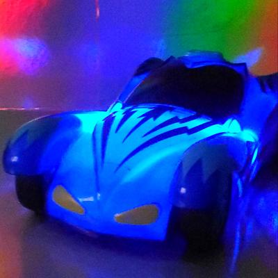 Disney Toys | Light Up/ Talking Cat Boy Race Car | Color: Blue | Size: Osbb