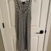 J. Crew Dresses | J.Crew Navy And White Keyboard Stripe Razorback Dress | Color: White | Size: M