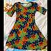 Lularoe Dresses | Lularoe Multi-Colored Flower Dress, Toddler/Kids Size 2 | Color: Blue/Green | Size: 2tg