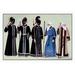 Buyenlarge Odd Fellows: Costumes for Conductor Painting Print in Black/Green | 24 H x 36 W x 1.5 D in | Wayfair 0-587-07114-1C2842