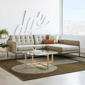 Multi Color Sectional - Gus* Modern Towne Bi-Sectional Polyester/Upholstery | 30 H x 84 W x 71.5 D in | Wayfair KSSCTOWN-FUNLIN