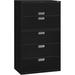 HON Brigade 5-Drawer Lateral Filing Cabinet Metal/Steel in Black | 64.25 H x 42 W x 18 D in | Wayfair 695LP