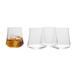 Mikasa Aline Double Old-Fashioned Whiskey Glasses, 14-Ounce, Clear Crystal | 4 H x 3.5 W in | Wayfair 5287910