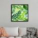 Bayou Breeze Exotic Tropical Hawaiian Palm Tree Leaves Canvas Wall Art Canvas in Green | 30 H x 30 W x 1.75 D in | Wayfair