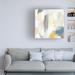 Orren Ellis June Erica Vess 'Fractal Pastel I' Canvas Art Canvas, Wood in Gray/Pink/White | 18 H x 18 W x 2 D in | Wayfair