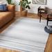 Blue 48 x 0.2 in Indoor Area Rug - Foundry Select Kilim 277 Area Rug In Ivory/Light Polyester | 48 W x 0.2 D in | Wayfair
