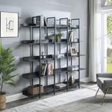 Latitude Run® 5 Tier Bookcase, Modern Bookshelf, Book Rack, Storage Rack Shelves In Living Room/home/office | 70.87 H x 70.87 W x 11.81 D in | Wayfair