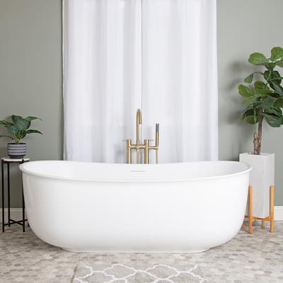 Randolph Morris Mees 67 Inch Acrylic Double Ended Freestanding Tub RMTW07-ORB