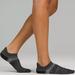 Lululemon Athletica Accessories | Lululemon Power Stride Tab Sock Wool In Black/Asphalt Grey | Color: Black/Gray | Size: M