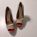 Jessica Simpson Shoes | Jessica Simpson Open Toe Heels | Color: Cream | Size: 6.5