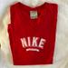 Nike Tops | *Nike* V-Neck Tee Womens L Nwot | Color: Brown/Red | Size: L