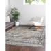 Gray/White 94 x 0.5 in Area Rug - Trent Austin Design® Maly Rug Polyester/Polypropylene | 94 W x 0.5 D in | Wayfair