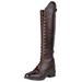 Eliza Lace Up Tall Boot by SmartPak - 9.5 - Dark Brown - Smartpak