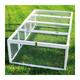 Bb-loisir - Clapier lapins Rabbit Run exterieur- Cage Mobile -Couleur Blanc