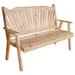 Pine 5' Fanback Garden Bench