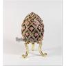 Schmuck- Ei nach Faberge Art im Blumen Design mit Spieluhr
