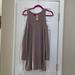 American Eagle Outfitters Dresses | Ae Off The Shoulder Knit Dress | Color: Gray/Purple | Size: S