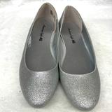 American Eagle Outfitters Shoes | American Eagle New Glitter Slide In Ladies Sz 9.5 | Color: Silver | Size: 9.5