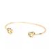 Kate Spade Jewelry | Kate Spade Loves Me Knot Double Heart Dainty Cuff Bracelet In Gold | Color: Gold | Size: Os