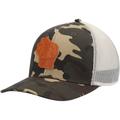 Men's Local Crowns Camo Wisconsin Icon Woodland State Patch Trucker Snapback Hat