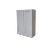 Cabinets.Deals Grey Shaker Double Door Wall Cabinet 42" H | 42 H x 27 W x 12 D in | Wayfair GS-W2742